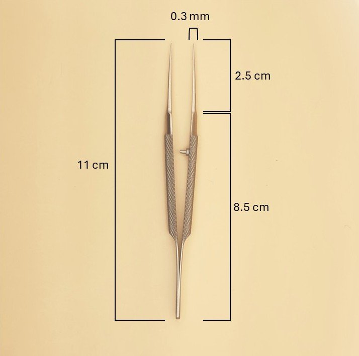 Ophthalmic Micro Tweezer ( 0.3 mm )